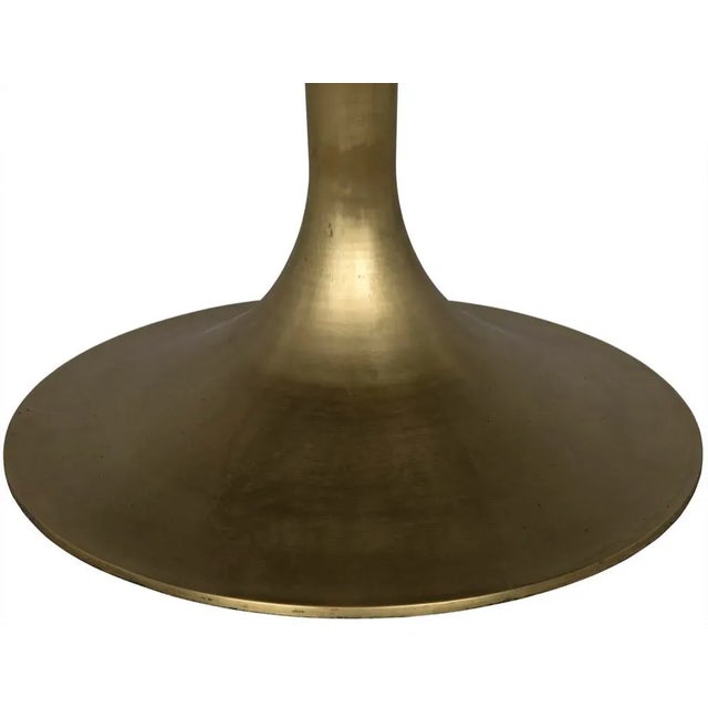 2020s Herno Table, Antique Brass, Black Stone For Sale - Image 5 of 6