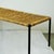 Mid-Century Austrian Black Steel and Wicker Side Table attributed to Carl Auböck, 1950s For Sale - Image 9 of 12