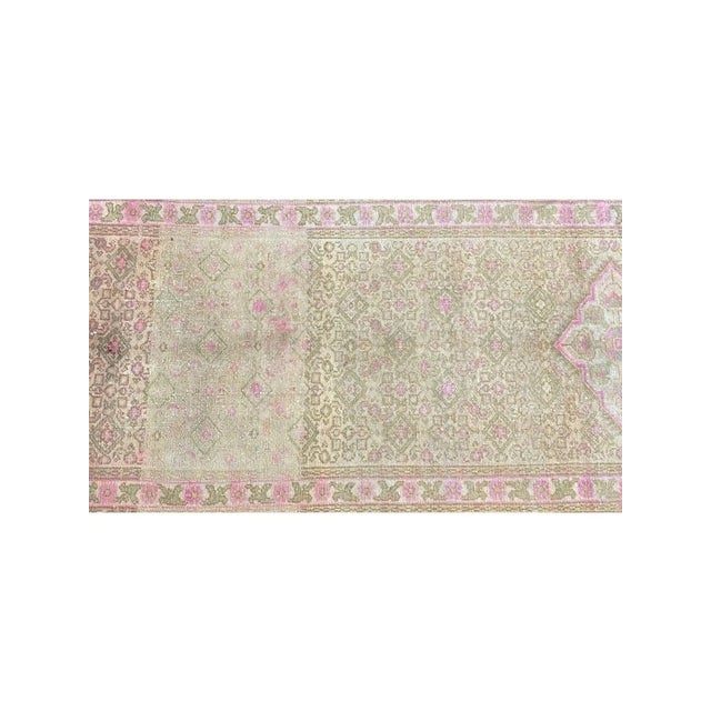1970s Vintage Old Persian Hamedan Runner Rug 3x13 For Sale - Image 11 of 12