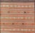 Mid 20th Century Vintage Turkish Kilim With Colorful Stripes in Orange Lt. Green Red & Gray For Sale - Image 9 of 13