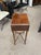 Chippendale Vintage Drexel Walnut Lift Top Side Table, Burl Top, Carved Legs, Solid Wood Legs For Sale - Image 3 of 9