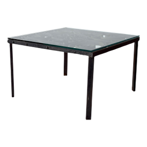 Mid 20th Century French Wrought Iron Forged Coffee Table