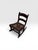 Antique Child’s Cane Seating Rocking Chair, Circa 1900 For Sale - Image 4 of 11