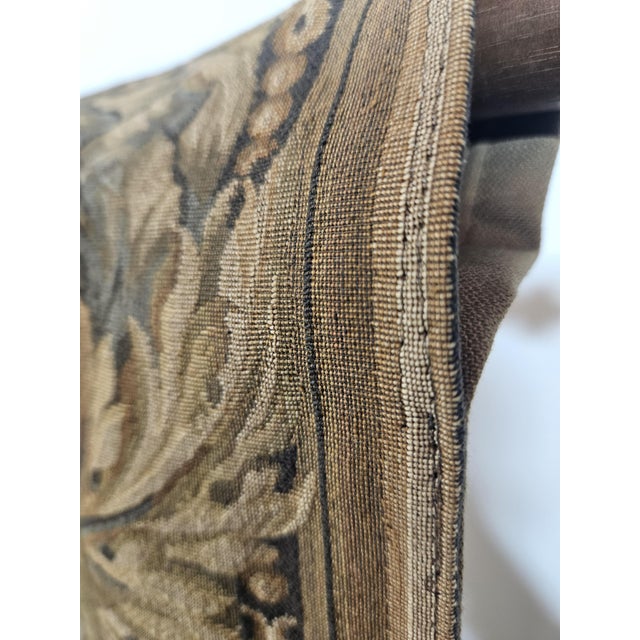 Tapestry with Idyllic Forest Motif from Aubusson, France, Late 19th Century For Sale - Image 9 of 18