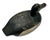 Very Nice Large Size Antique American Hand Carved & Painted Wood Duck Hunters Working Decoy With Glass Eyes For Sale - Image 4 of 18
