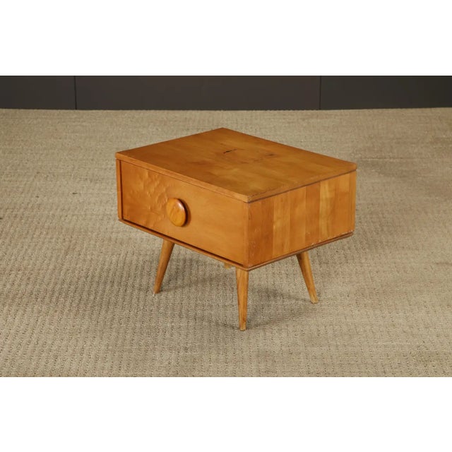 Wood Paul McCobb for Winchendon Planner Group Nightstand / End Table, 1950s, Signed For Sale - Image 7 of 18