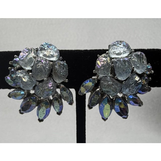 Vintage Trifari Demi Parure Rhinestone Set For Sale - Image 11 of 14