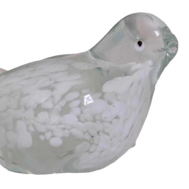 Vintage Art Glass Handblown Bird Paperweight For Sale In Atlanta - Image 6 of 7