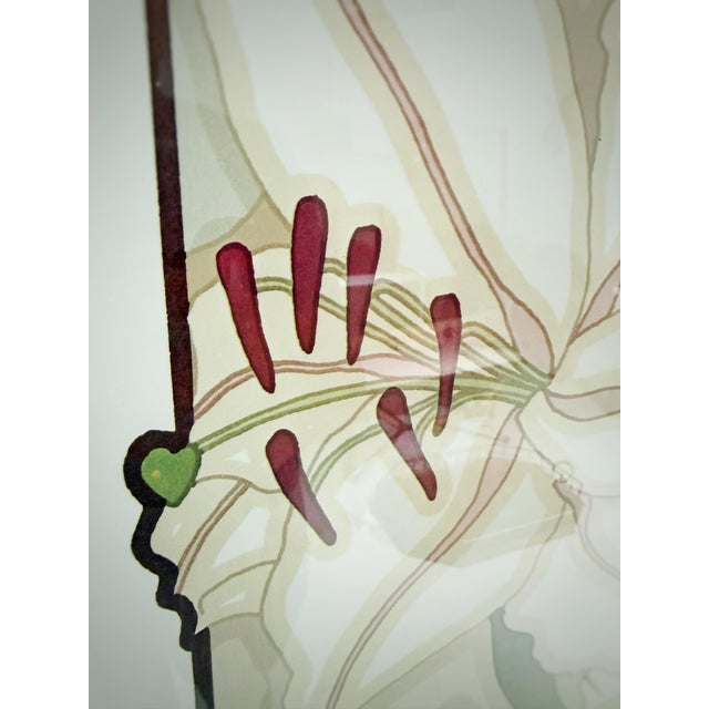 Printmaking Materials Vintage David Lance Goines "Eat – Chez Panisse Ninth Birthday" Framed Lithograph | Portal Publications | California Graphic Art For Sale - Image 7 of 9