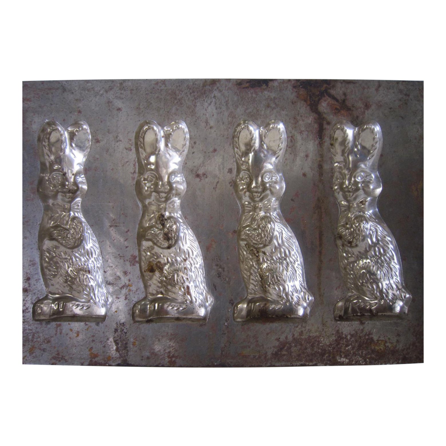 Vintage Bunny Rabbit Chocolate Mold Chairish