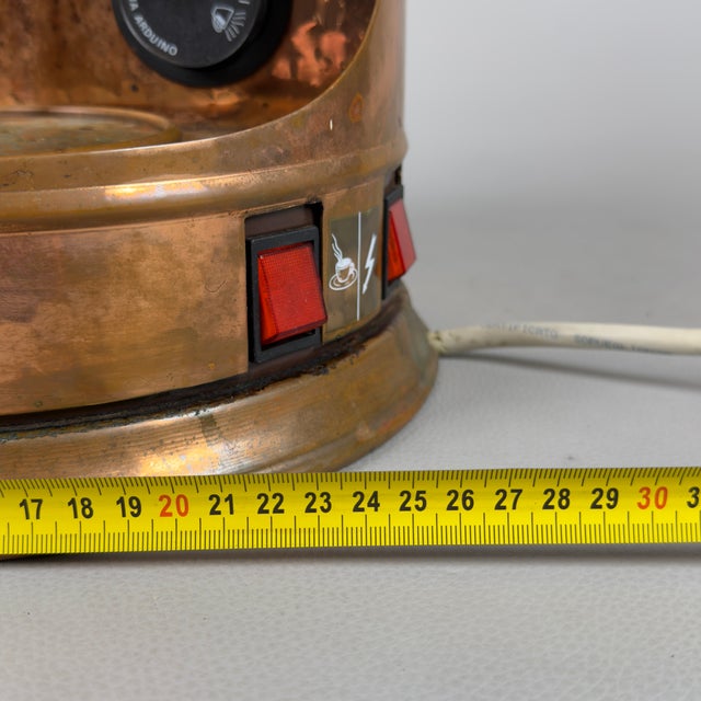 Espresso Machine in Hammered Copper from Victoria Arduino, 1960s For Sale - Image 15 of 17