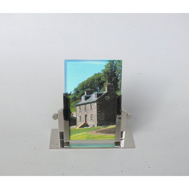 Art Deco Chrome-Plated Picture Frame, France, 1920s For Sale - Image 15 of 15