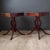 Wood Set of Mersman Harp and Lyre Mahogany SideTables With Brass Feet and Drawers For Sale - Image 7 of 17