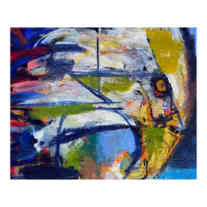 Promise of Spring Eagle San Francisco Abstract Expressionist Oil on Canvas by Kristin Cohen