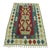 1970s Boho Style Turkish Vintage Hand Knotted Geometric Design Oushak Kilim Rug For Sale