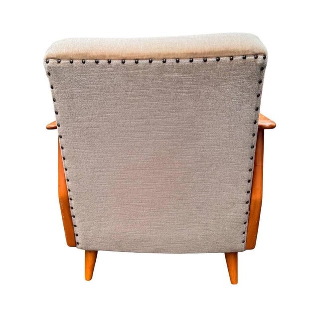 European Modernist Lounge Chair attributed to De Ster Gelderland For Sale - Image 4 of 5