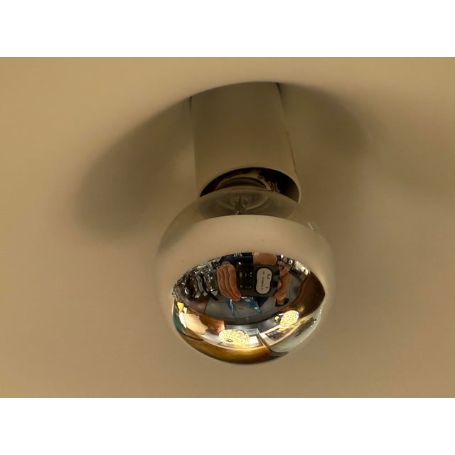 G U B I Small Semi Matte White Pendant For Sale - Image 11 of 12