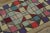 Rug & Kilim Antique Hooked Rug With Playful Geometric Grid in Multicolor - Rug & Kilim For Sale - Image 4 of 8