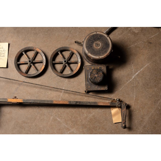 Late 19th Century N-O-S Japanned Copper Dental Drill by Ritter For Sale - Image 4 of 10