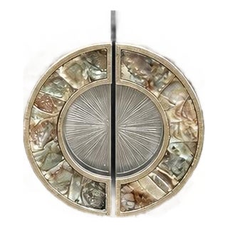 Jonathan Adler Talitha Cabinet in Nickel For Sale