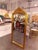 French Vintage French Louis XV Arched Rectangle Rococo Floor Mirror For Sale - Image 3 of 7