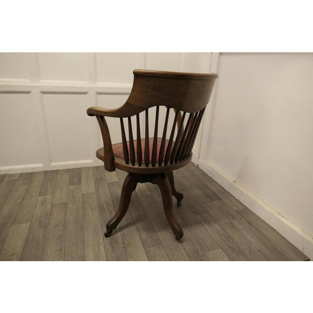 Arts and Crafts Desk Chair by Kendrick & Jefferson, 1900 For Sale - Image 6 of 10