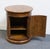 Brown Henredon Furniture Traditional Style Bird's Eye Maple 21" Accent Round Storage End Table 4700-43 For Sale - Image 8 of 10