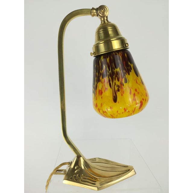 Metal French Bedside Lamp, 1920s For Sale - Image 7 of 10