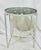 Late 20th Century Horological Assemblage Side Table — Vintage Watch Faces & Keys in Resin For Sale - Image 5 of 6