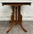 This is a stunning antique Victorian Eastlake quarter sawn tiger oak parlor table. Circa 1890–1905. Features a circular...