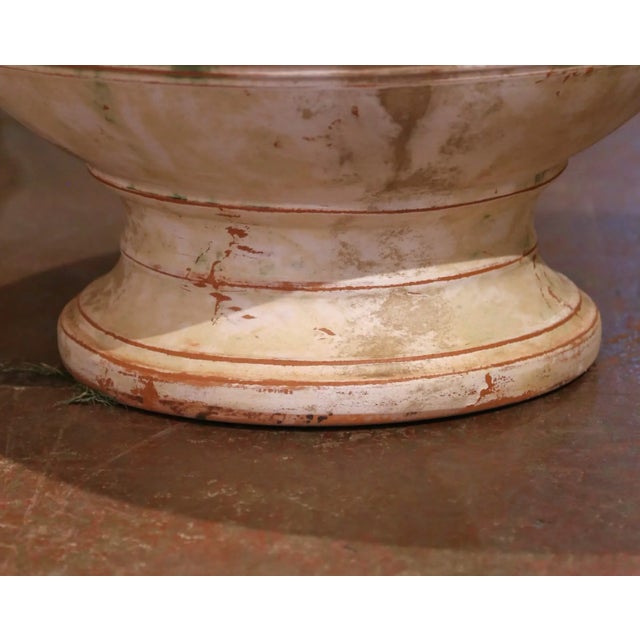 French Handmade Terracotta Anduze Bowl Urn Planter by La Madeleine For Sale - Image 4 of 12