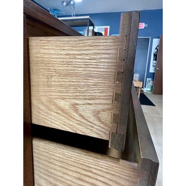 Brown Mid Century 5 Drawer Highboy Dresser by Hooker Mainline For Sale - Image 8 of 11