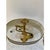 Gold Mid 20th Century French Bouillotte Lamp With Black Tole Shade and Dolphin Motif Base For Sale - Image 8 of 12