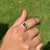 1.22ct Green Tourmaline & Diamond Vintage Ring Size 5 in 14k Yellow Gold For Sale In New York - Image 6 of 14