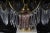 Metal French Bronze and Marble Chandelier For Sale - Image 7 of 10