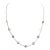 White Mother Of Pearl Alhambra Necklace in 14K gold For Sale