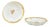 Porcelain Golden Basket Bowls from Royal Copenhagen, 1960s, Set of 2 For Sale