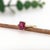 2.2ct Ruby Solid 14k Gold Emerald Cut Solitaire Ring Size 6.75 For Sale - Image 4 of 7