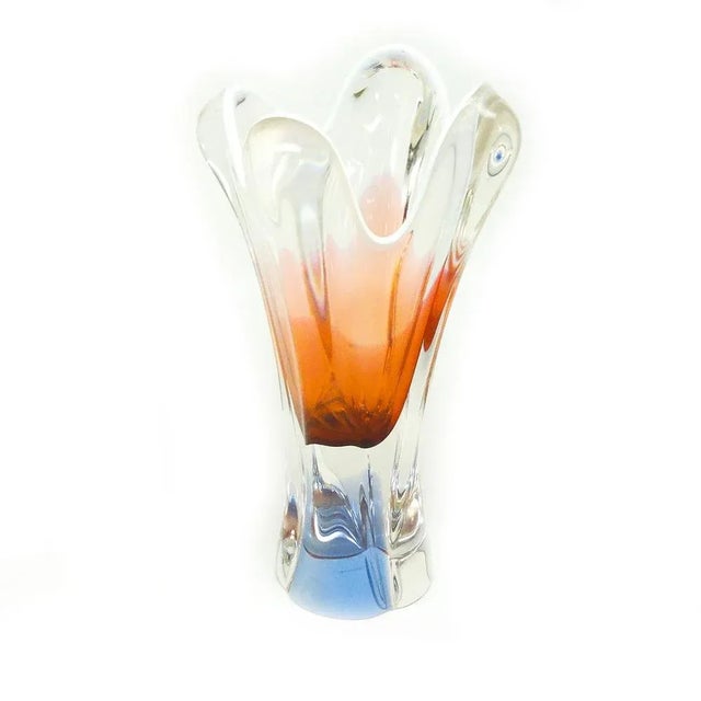 Postmodern Vase from Chribska Glassworks, Czechoslovakia, 1930s For Sale - Image 9 of 11