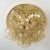 Metal Triedri Crystal Gold-Plated Flush Mount from Venini, Italy For Sale - Image 7 of 14