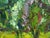 1980s Abstract Oil Painting Green Garden Dupliy Sergey Alexandrov For Sale - Image 4 of 8