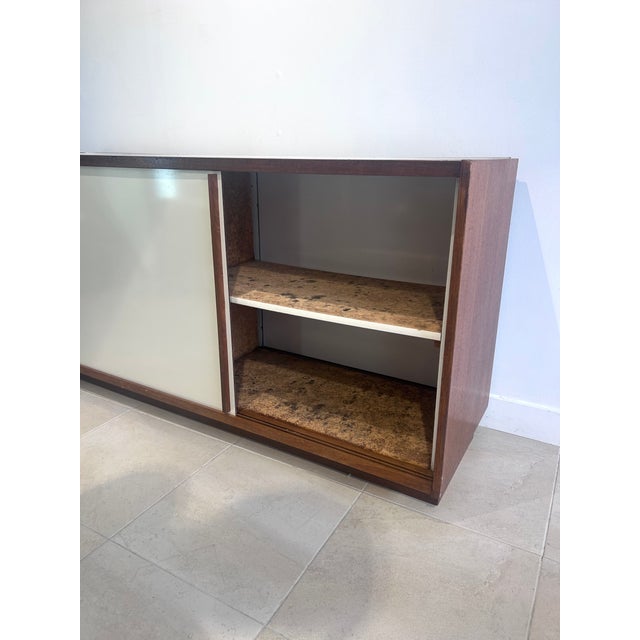Brown Vintage Double-Sided Sideboard from Le Corbusier, 1965 For Sale - Image 8 of 16