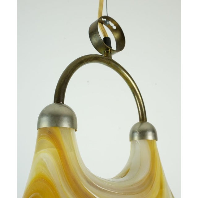 Large Vintage Space Age Pendant Lamp in Acrylic and Metal from Cosack Leuchten, 1970s For Sale - Image 6 of 16