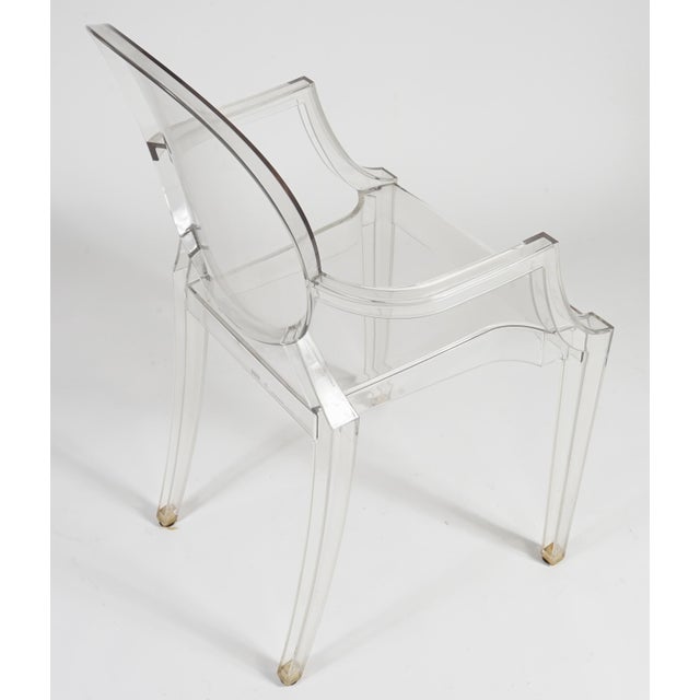 Vintage Acrylic Louis Ghost Chair by Philippe Starck for Kartell For Sale In Miami - Image 6 of 9