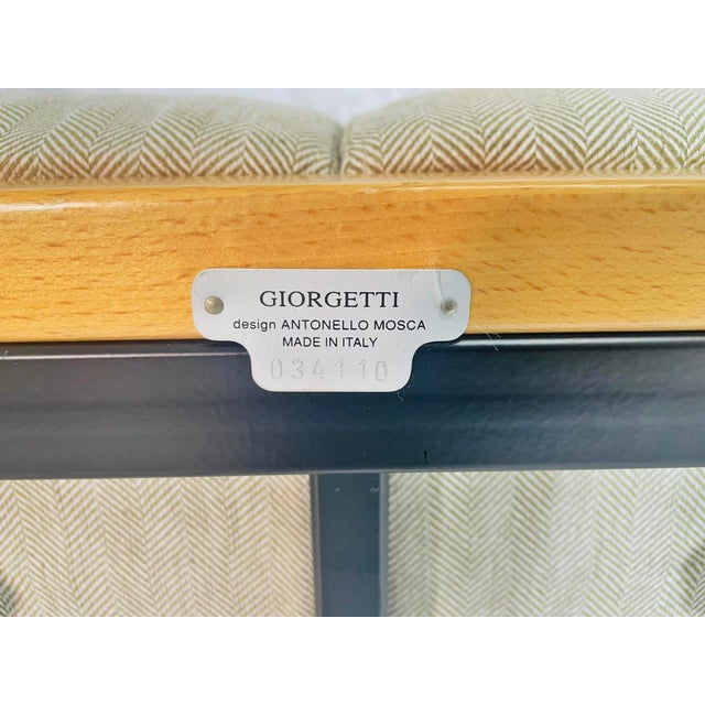 3 Seater Sofa Made in Italy by Antonello Mosca for Giorgetti, Italian Modern For Sale - Image 16 of 18