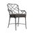 Brown Jordan Calcutta Arm Chair, Textured Pewter frame with Fusion Charcoal fabric For Sale - Image 12 of 12