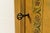 Yellow Italian Neoclassical Paint Decorated Demilune Console or Bar Cabinet For Sale - Image 8 of 14