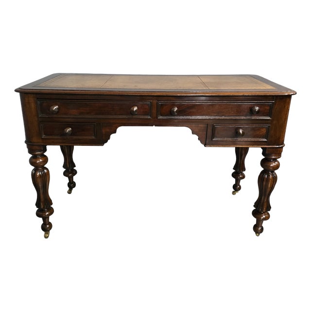 William IV Freestanding Mahogany Desk, 1820s For Sale