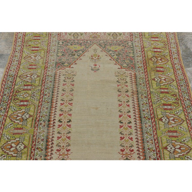 Traditional Antique Turkish Rug With Classic Arch & Teapot Motif in Multicolor - Rug & Kilim For Sale - Image 3 of 7