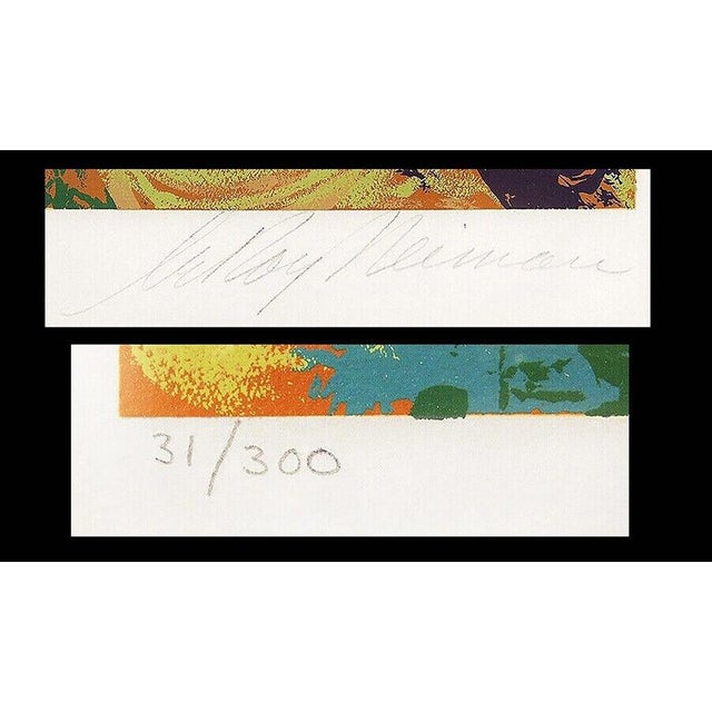 Leroy Neiman 1970s Serengeti Leopard, LeRoy Neiman For Sale - Image 4 of 5
